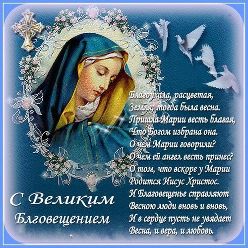Поздравление с благовещеньем богородицы Поздравление с благовещеньем богородицы