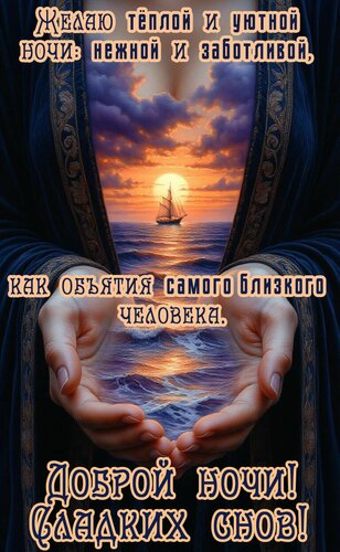 Открытка Доброй ночи