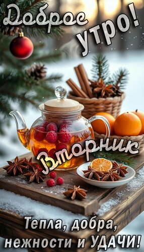 Открытка Вторник