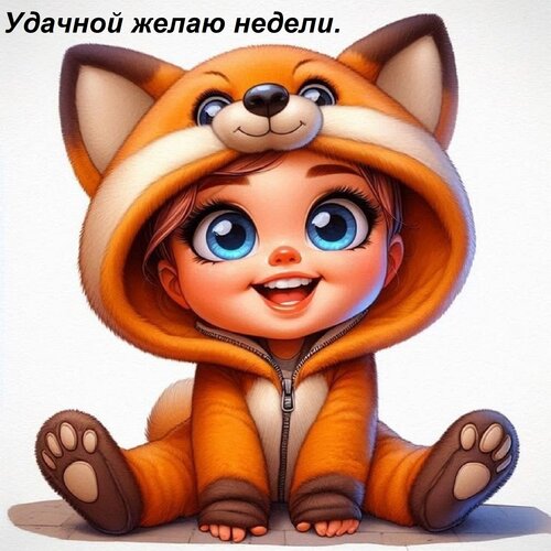 Открытка Удачной желаю недели.