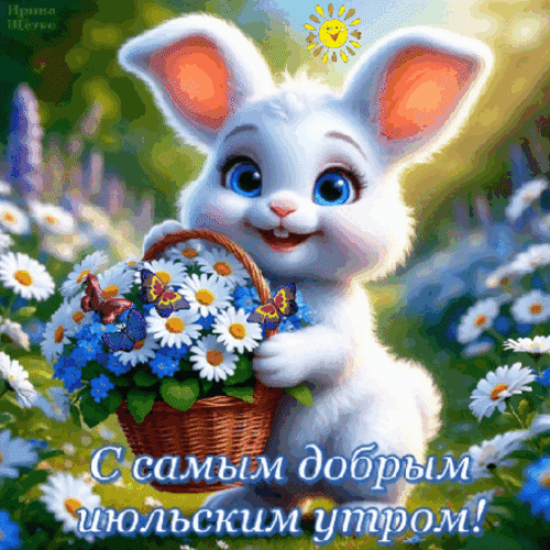 Анимированная открытка Доброе утро!