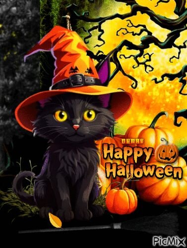 Открытка Хэллоуин