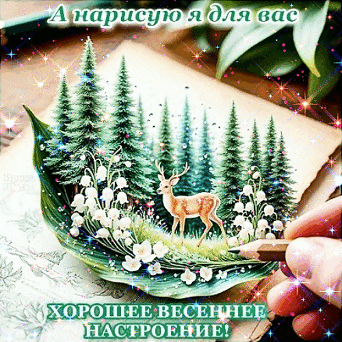 Анимированная открытка Хорошего настроения!
