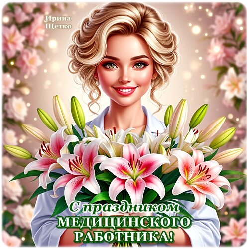 Открытка День медика