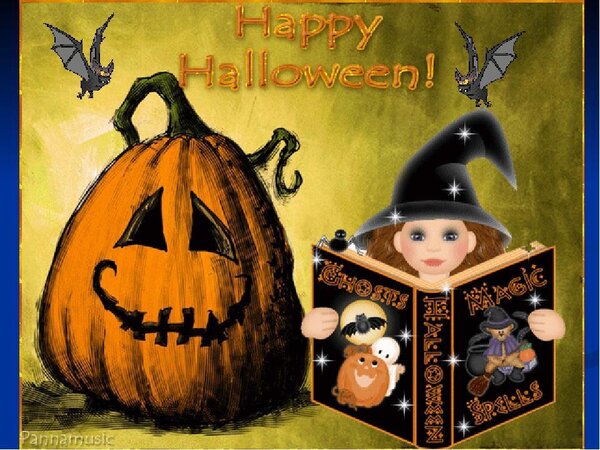 Открытка Хэллоуин
