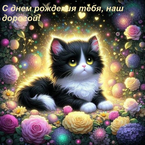 Открытка С днем рождения тебя, наш дорогой!