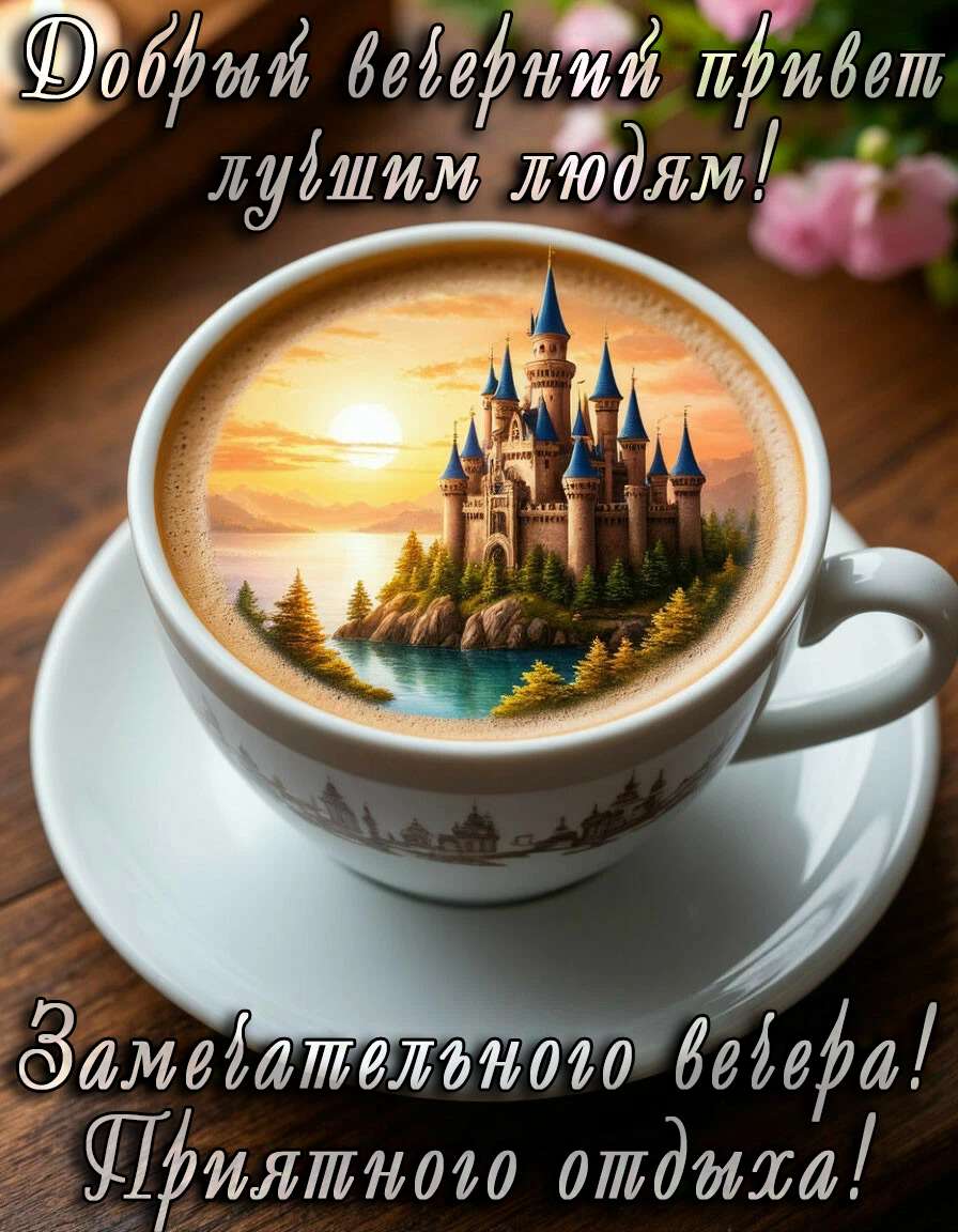Открытка Добрый вечер!