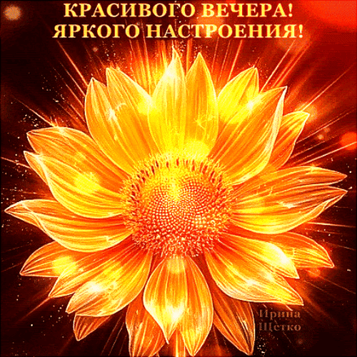 Анимированная открытка Добрый вечер!