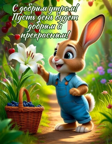 Открытка с добрым утром