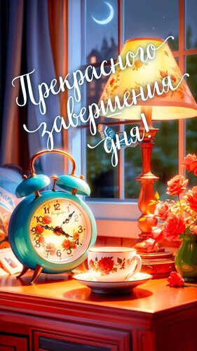 Открытка Прекрасного завершения дня!