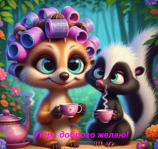 Открытка Утра доброго желаю!