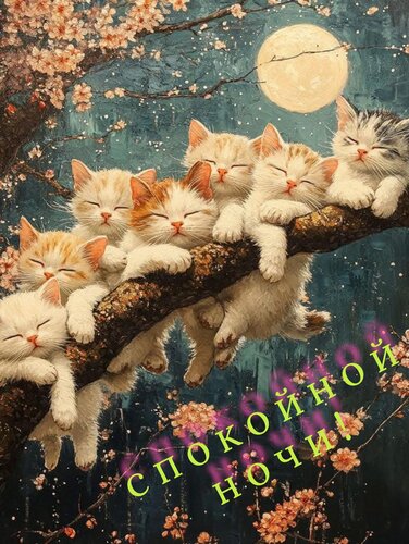 Открытка Спокойной ночи!
