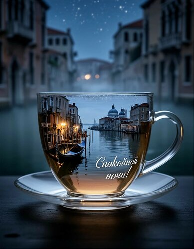 Открытка Спокойной ночи