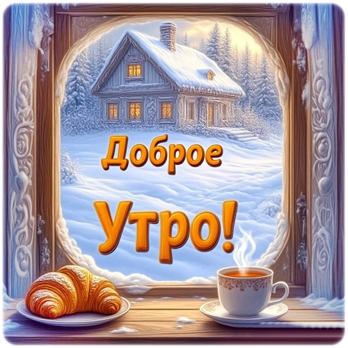 Открытка ДОБРОЕ УТРО!