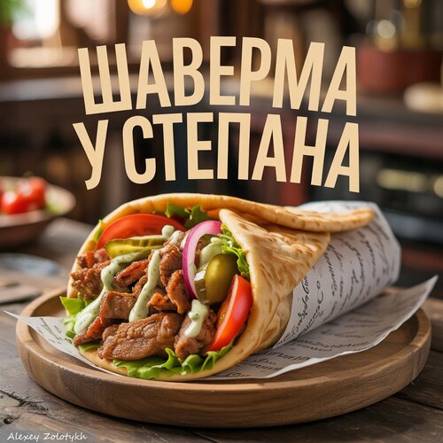 Открытка Шаверма у «Степана»