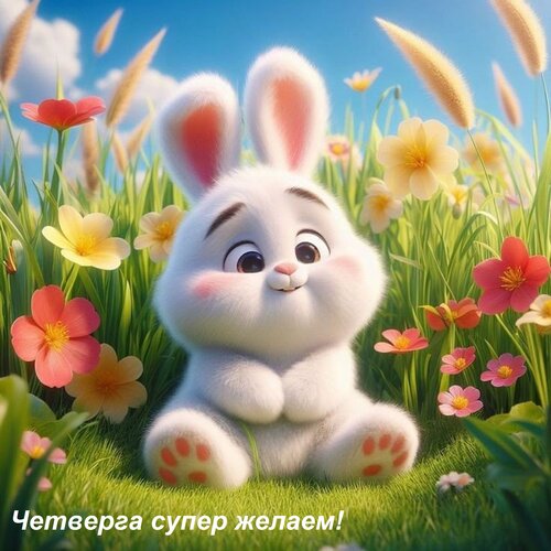 Открытка Четверга супер желаем!