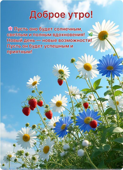 Открытка Доброе утро!