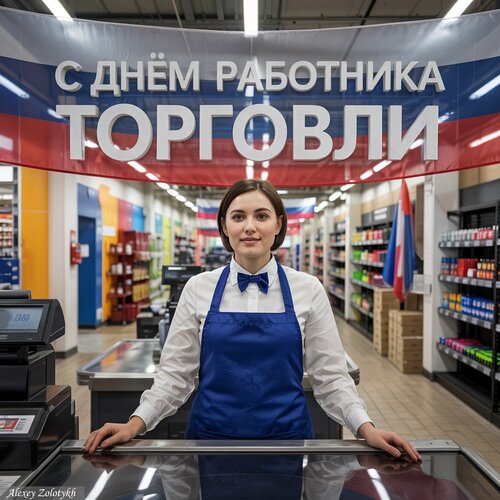 Открытка С Днём Работника Торговли
