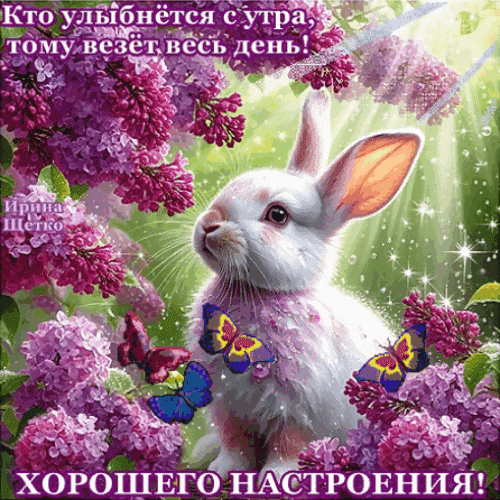 Анимированная открытка Хорошего настроения!