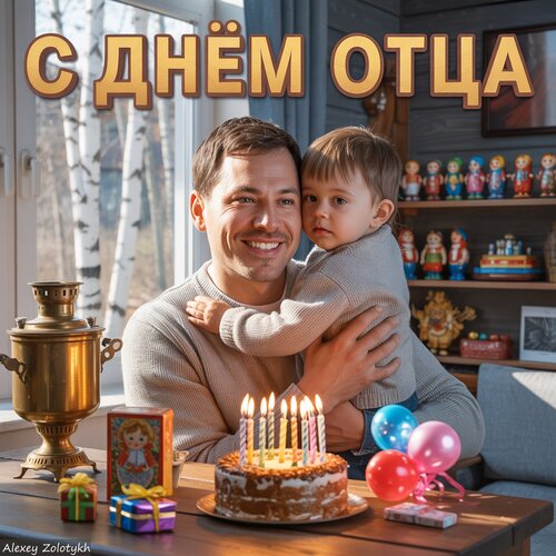 Открытка с днём отца