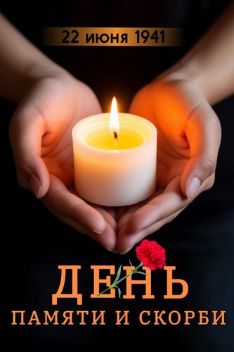 Открытка 22 ИЮНЯ 1941Г. ДЕНЬ ПАМЯТИ И СКОРБИ