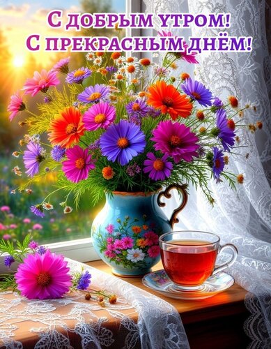 Открытка С добрым утром
