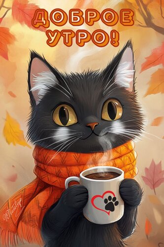 Открытка С добрым утром