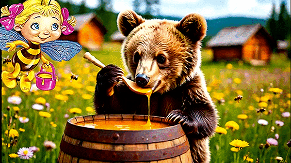 Анимированная открытка С Медовым спасом!