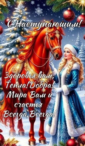 Открытка С наступающим