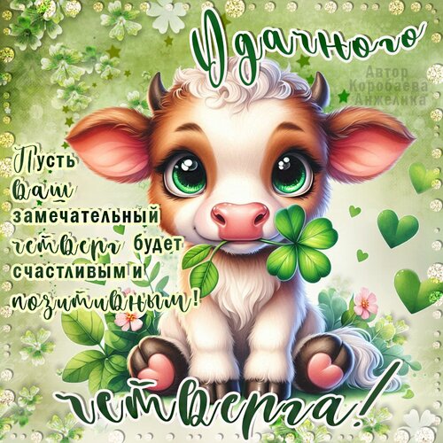 Открытка Четверг