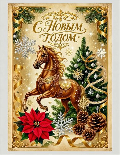 Открытка Новый год