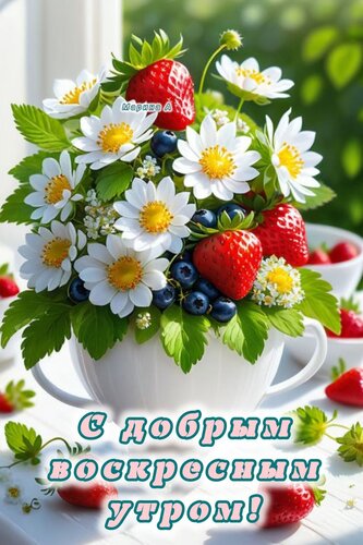 Открытка С ДОБРЫМ ВОСКРЕСНЫМ УТРОМ!