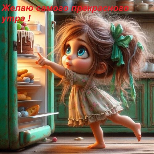 Открытка Желаю самого прекрасного утра !