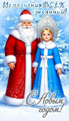 Открытка Новый год