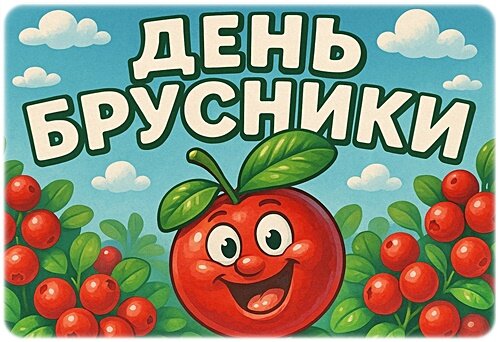 Открытка День брусники