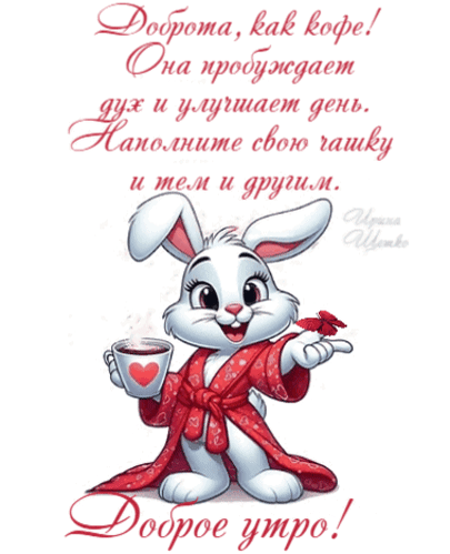 Анимированная открытка Доброе утро!