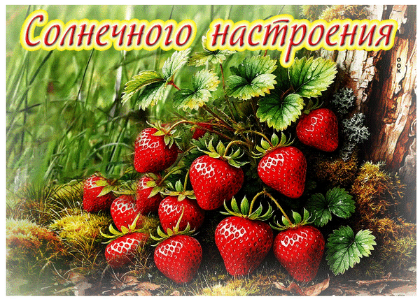 Анимированная открытка Солнечного настроения