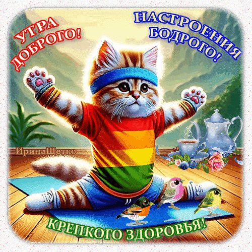 Анимированная открытка Доброе утро!