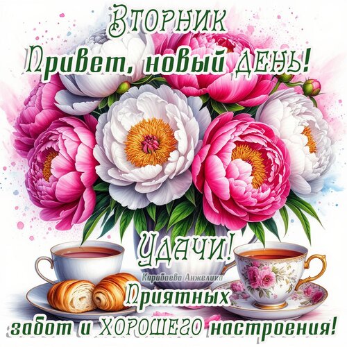 Открытка Вторник