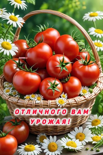 Открытка ОТЛИЧНОГО ВАМ УРОЖАЯ!