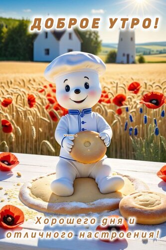 Открытка ДОБРОЕ УТРО! ХОРОШЕГО ДНЯ И ОТЛИЧНОГО НАСТРОЕНИЯ!