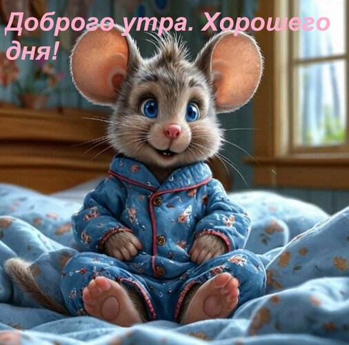 Открытка Доброго утра. Хорошего дня!
