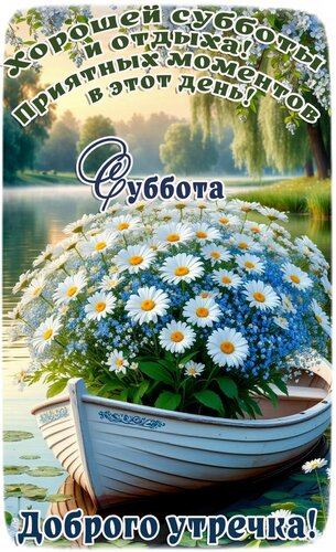 Открытка Суббота