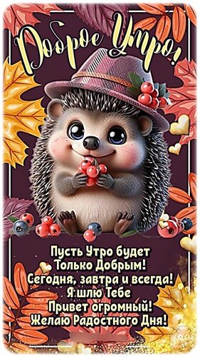 Открытка Доброе утро!
