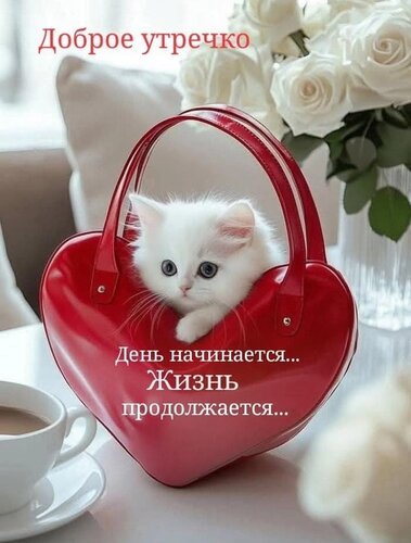 Открытка доброе утречко
