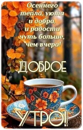 Открытка Доброе утро