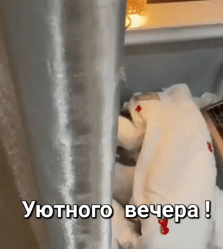 Анимированная открытка Уютного вечера!
