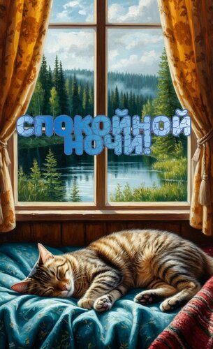 Открытка Спокойной ночи!