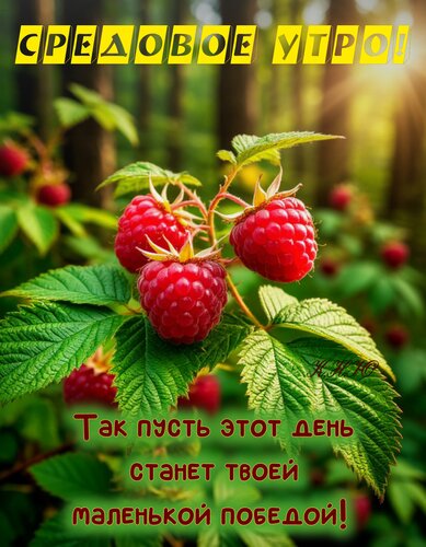 Открытка Средовое утро.