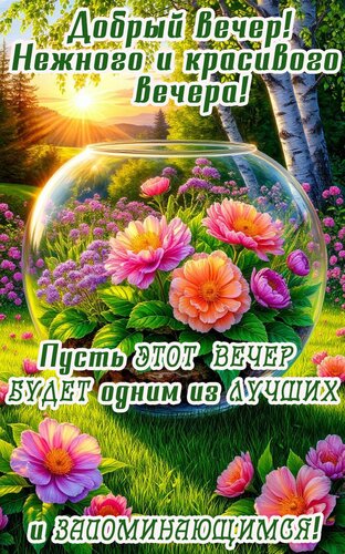 Открытка Добрый вечер!